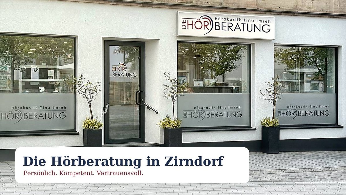 Außenansicht Die Hörberatung Zirndorf – Nürnberger Str. 36